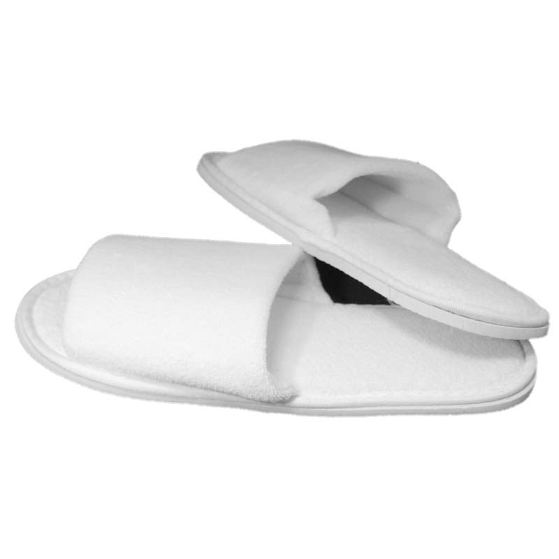krassen plak NieuwZeeland Badstof slippers kleur wit 1 maat - Maxcamo Shop