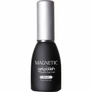 Magnetic base en top coat for uv en led