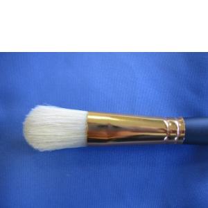 Maskerkwastje groot varkenshaar houtensteel zwart