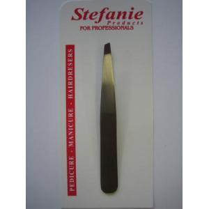 RVS . Pincet met schuine bekje