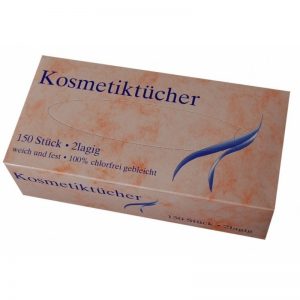 tissues verpakt per doosjes a 150 vel 2 laags