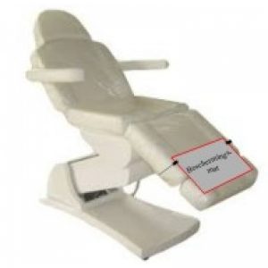 transparrante onderlegger 40x50 cm tbv de behandelstoel