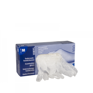 Vinyl handschoenen maat L ( 8-9) per 2 doosjes