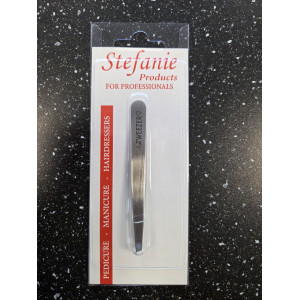 Art nr 68510  the Tweezer pincet schuin zilver 1+1 gratis