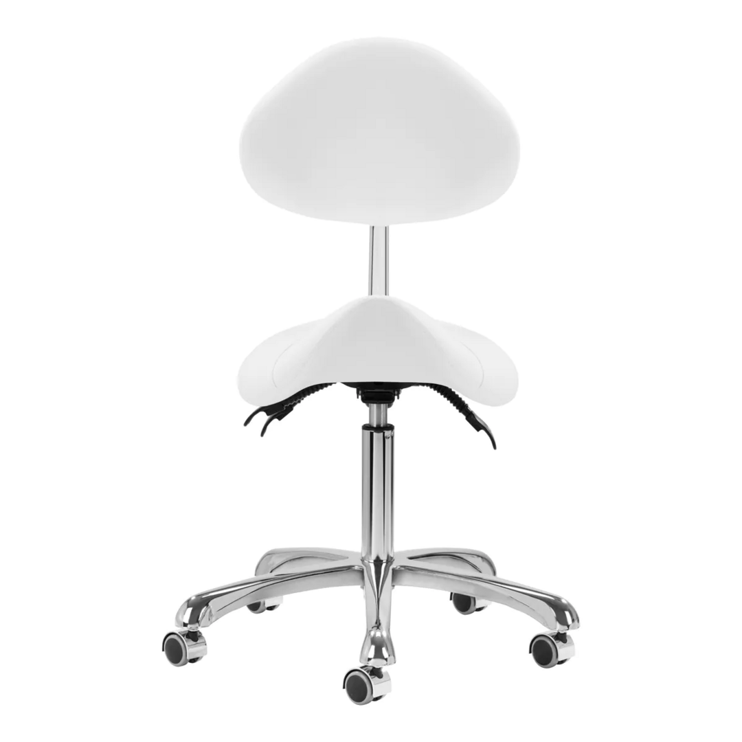 Maxcamo Tabouret 1004 zadelkruk | WIT - Afbeelding 3